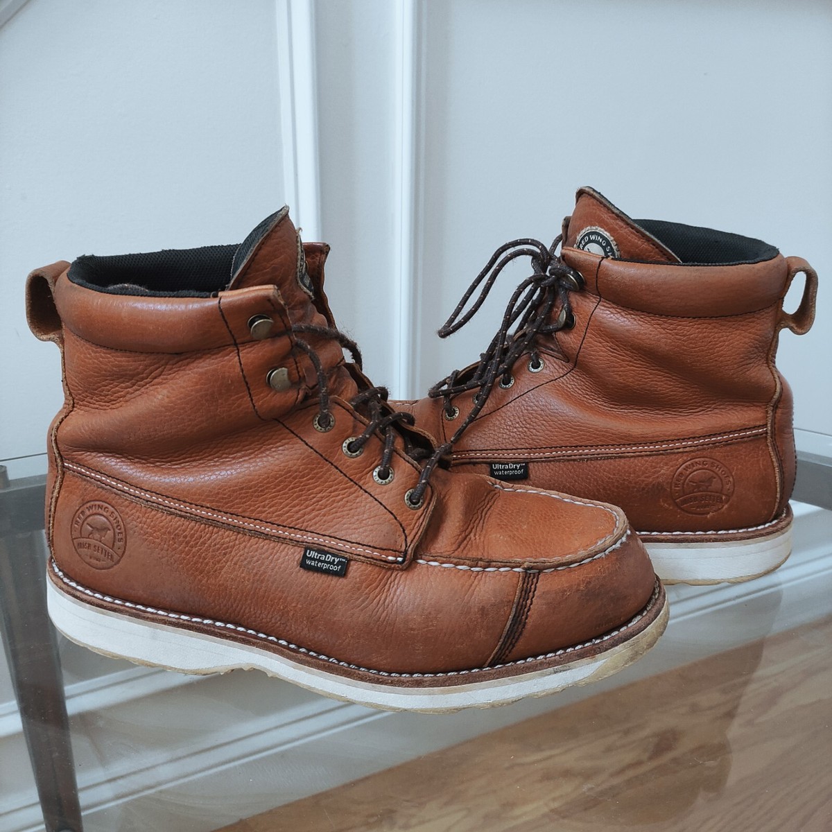 Red Wing Shoes Irish Setter Waterproof Leather Hunting Boots  display picture 3