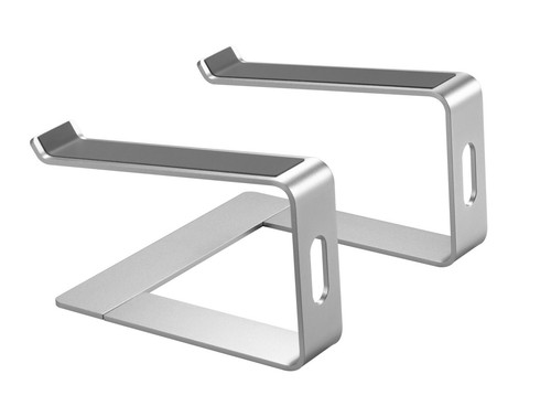 8716309127745 Gembird NBS-D1-01 Stojak na laptopa Aluminium, srebrny 39,6 cm (15,6 - Zdjęcie 2 z 12