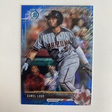 2017 Bowman Chrome Prospects Blue Shimmer Refractors #BCP191 Dawel Lugo /150