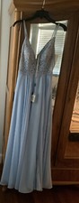 New Prom dress size 2 blue- Faviana Designer
