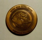 1986 KENNEDY SPACE CENTER FLORIDA  THE NEW ERA OF SPACE EXPLORATION MEDAL COIN  — photo 2