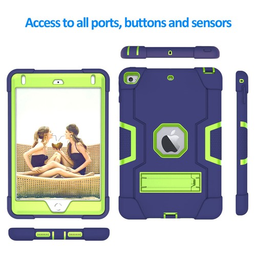 Kids Shockproof Heavy Duty Case Cover For iPad 9th 8th 7th 6th 5th Gen Air Mini - Picture 23 of 89
