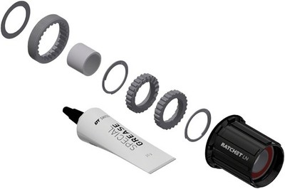 DT Swiss Ratchet LN Freehub Body Upgrade Kit - Shimano HG 11 Road, Standard, Alu