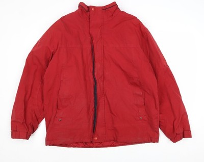 Dunnes Stores Herren Jacke Rot Größe M Reißverschluss