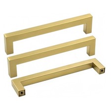 Goldenwarm Brushed Brass Drawer Pulls 5 inch 30-Pack Kitchen Cabinet Handle