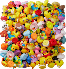 100 Pack Rubber Duck for Jeeps Ducking - 2" Bulk Floater Duck for Kids - Baby Ba