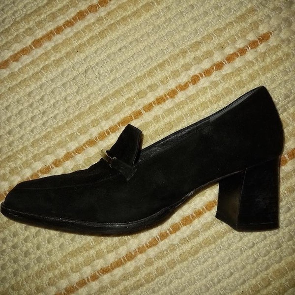 Women Paul Green Heels Black Suede 37 #C4ID