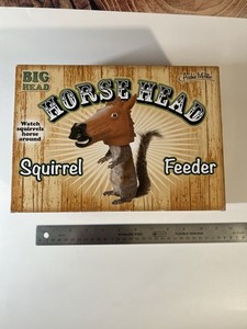 Archie Mcphee Horse Head Squirrel Feeder Funny Gift