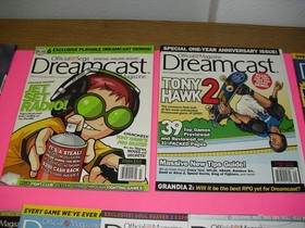 Lot of 8 Official Dreamcast Magazine #5-12 + supplement letter GREAT! 6 7 8 9 10