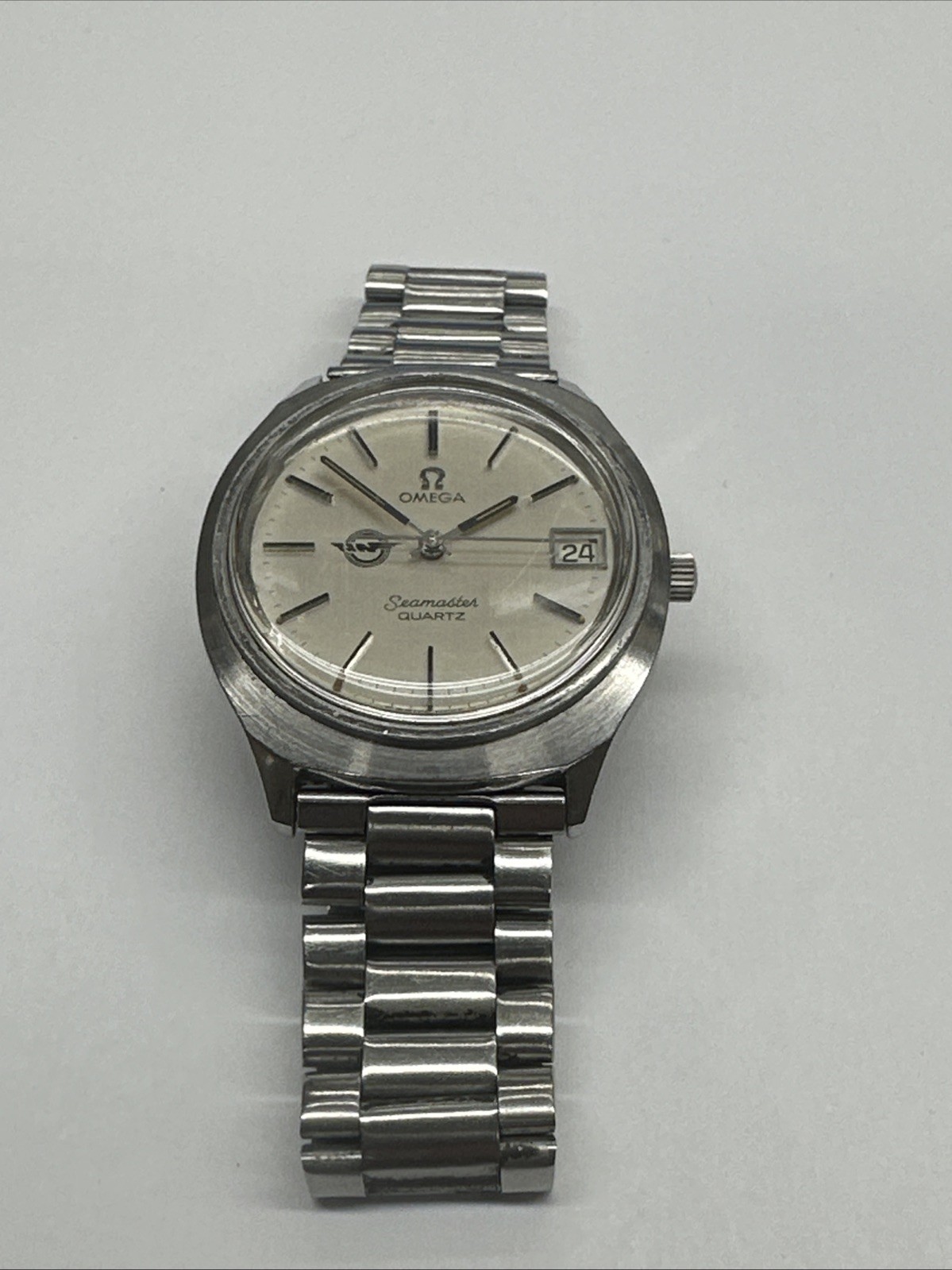 SEAMASTER OMEGA RESERVE WATCH EGED 196.0072 NO COMPANY Cali ISRAEL REF 1315 BUS - vintagewatches.pk