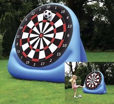New 5ft Kids Giant Inflatable Target Inflatable Football Kicking Dart Board Game