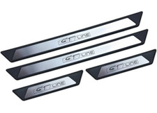 For VW GOLF | Chrome Door Kick Plate | Scratch Guard | Scuff Plate | Door Sill