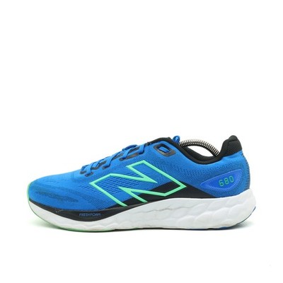 New Balance Herren 680v8 Sneaker Blau Textil Low-Top Foam Laufschuh EU 42,5