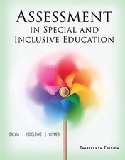 ASSESSMENT IN SPECIAL AND INCLUSIVE EDUCATION...
