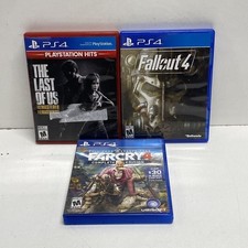 Fallout 4 The Last of Us Far Cry 4 Complete Edition 3 PS4 Game Lot PlayStation 4