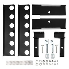 Safety Back Rack Bracket Mounting Kit Black Steel For Chevy Gmc 1500 2500