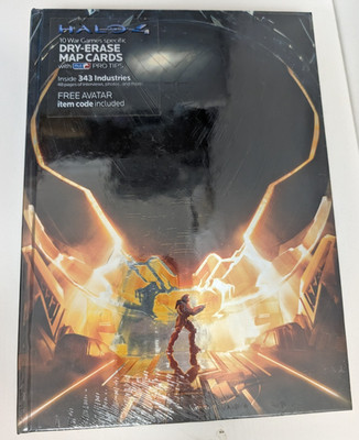 Halo 4 Collector's Edition Guide Prima Games Factory Sealed + Dry Erase Maps
