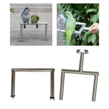 Premium Stainless Perch for Parrots - Improve Your Aviary Setup