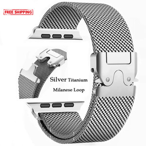 Feuilles de titane pour l'horloge Ultra 2 49Mm Series 10 9 8 7 6 5 4 SE 46Mm 42Mm 41Mm