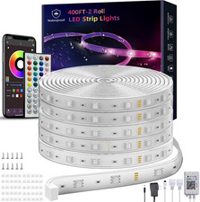 Outdoor Led Strip Lights Waterproof, Led Rope Lights 400Ft