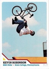 Kevin Robinson 2007 Sports Illustrated SI for Kids Freestyle BMX Rookie Card RC. rookie card picture