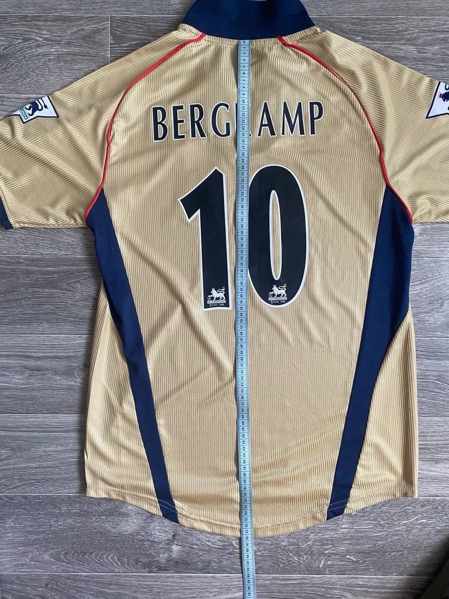 90s Vintage Retro Away Nike Arsenal Sega Bergkamp Soccer Jersey