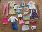 Vintage Barbie Clothes / Accessories Lot •Shoes •Umbrella *Real & Handmade Clean