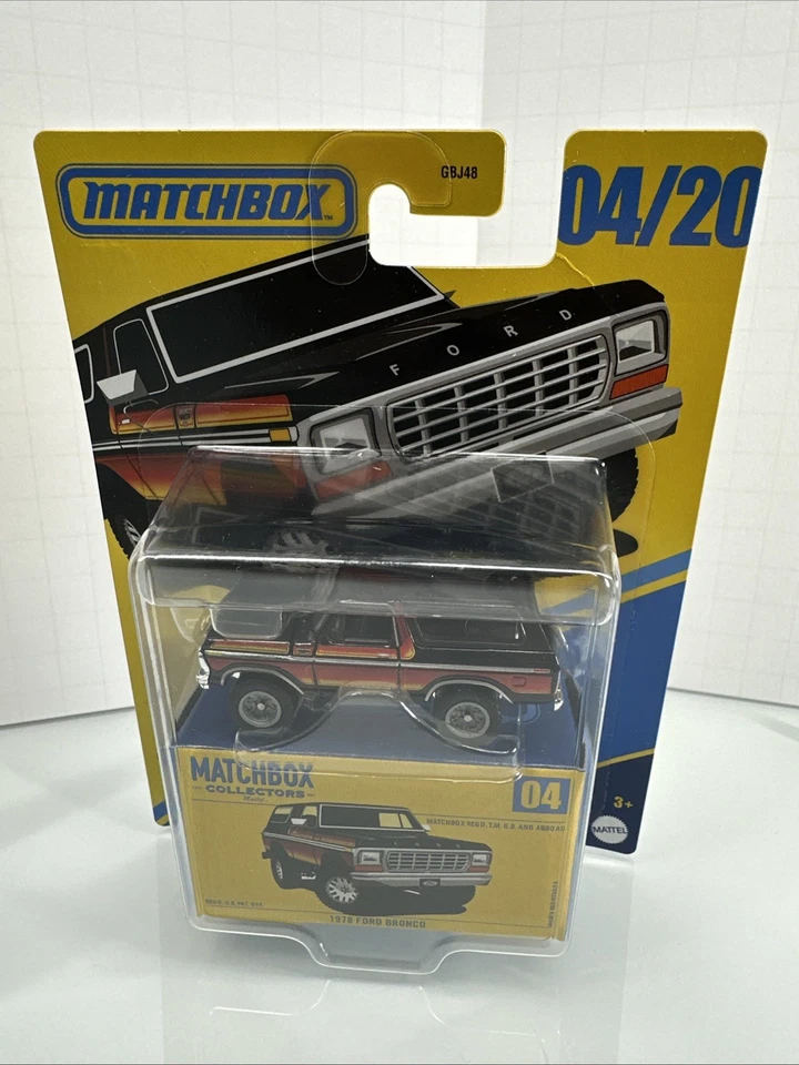 NUEVO 2025 Matchbox Collectors 1978 Ford Bronco 04/20 Difícil de encontrar Lote de 2 Foto 3 de 4
