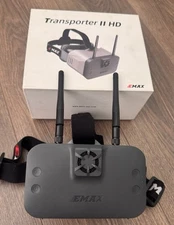 Emax Transporter II HD FPV Goggles - Dual Antennas, Great Condition