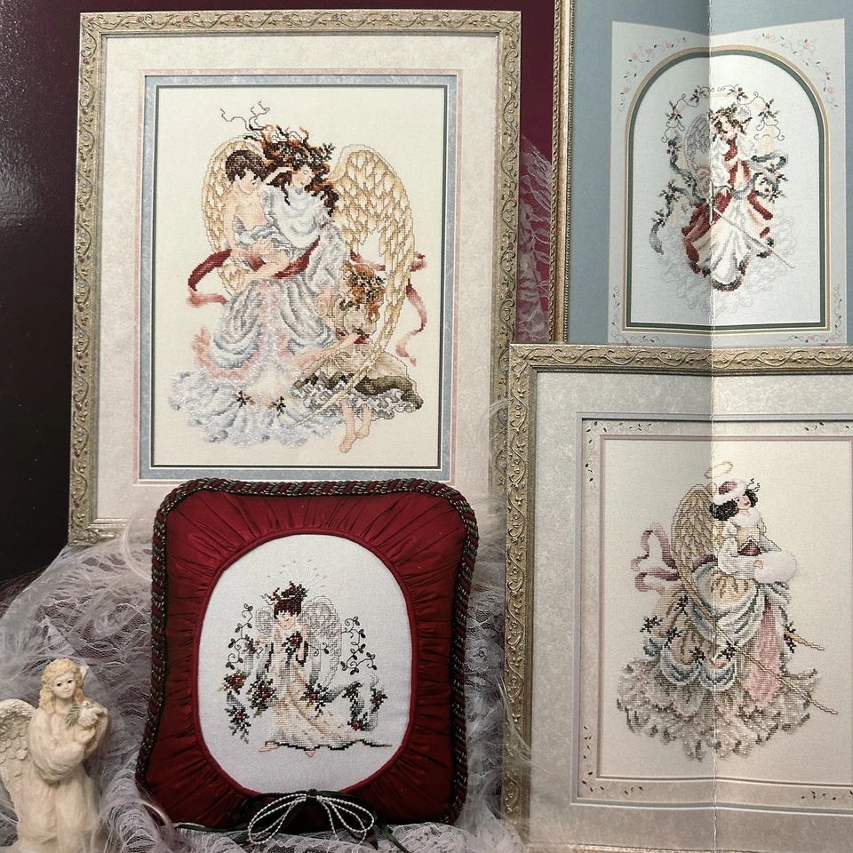 Vintage Stoney Creek Angels Of Light Cross Stitch Pattern Booklet 127 6 Designs - Image 4 of 4
