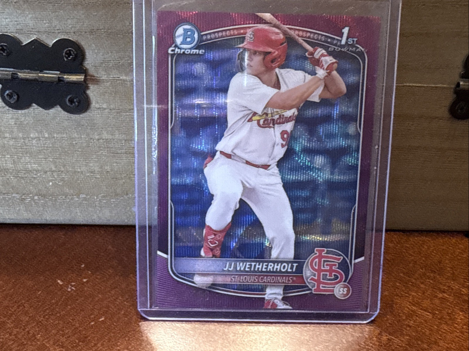 2025 Bowman - Prospects JJ Wetherholt #BP-22 Purple Pattern /199 (RC)