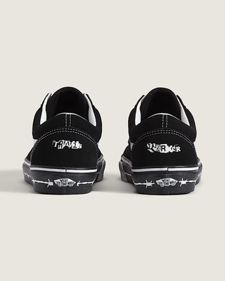 Vans X Travis Barker DUES PAID Old Skool Shoe BLACK WHITE