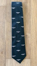 Vintage 80s Alynn Neckwear Rolls-Royce Owners Club Tie Wings