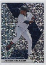 2021 Panini Mosaic Quick Pitch Silver Mosaic Prizm Jorge Polanco #128 2t9