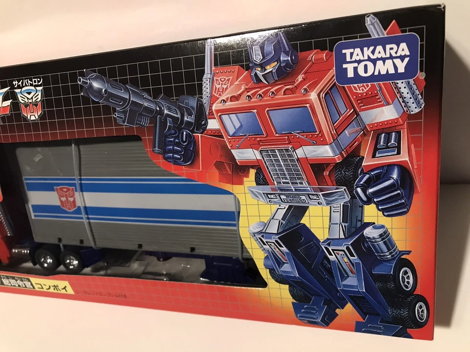 Cómic vintage Takara Tomy Transformers Encore reedición Optimus Prime 1 Mp juguete G1 Foto 3 de 4