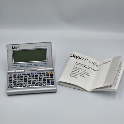 LINGO Pacifica Talk TR-2203 10 Language Talking Translator Great 2000