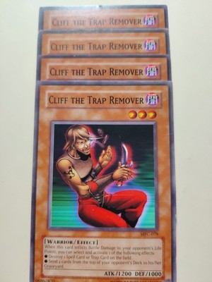 4x Cliff The Trap Remover MFC-078 Unlimited Common LP/MP