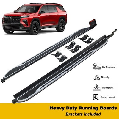 Running Boards Side Steps For 2018-2025 Chevy Equinox/ GMC Terrain Nerf Bars L+R