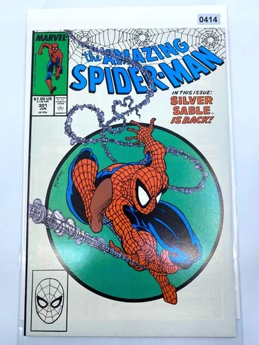 Amazing Spider-Man #301 1988 High Grade Direct Edition Todd McFarlane Spidey Art