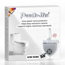 Pee Guard Toilet Seat Bathroom Urine Deflector Boys Men Flowers Scent 180 Lot