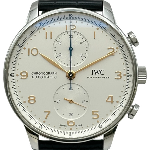 IWC Portugieser Chronograph IW371604 Silver Stainless Steel Automatic #155
