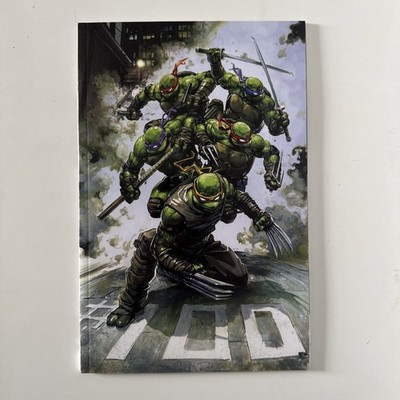 2024 TMNT Turtles 100 Clayton Crain Foil Virgin Variant Graphic Novel 