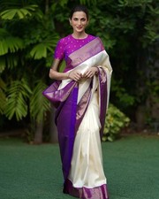 Bollywood Bridal Silk Saree With Matching Blouse Indian Designer Party Wear