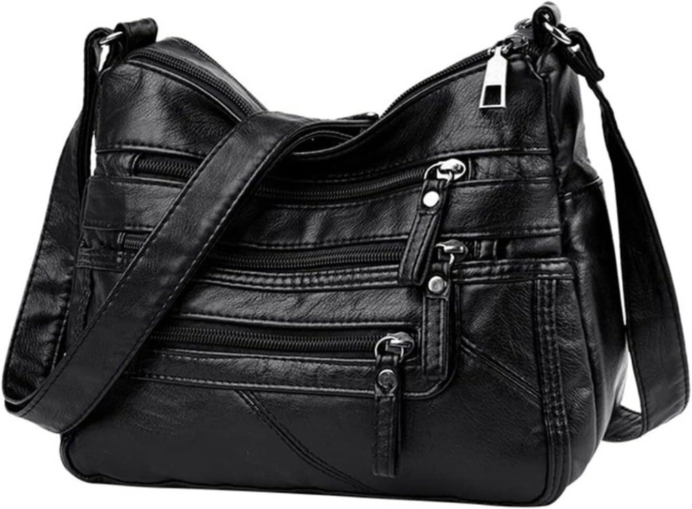 Borsa a tracolla donna morbida pelle PU borsa a tracolla per donna viaggio uso quotidiano