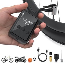 Bike Pump Portable Air Compressor, 130 PSI Mi...