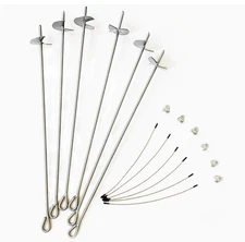 30" Spiral Auger Earth Anchors - Ultimate Hold for Tents, Sheds, Garages, Etc