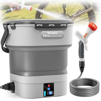 #ad #ad VAXMAY 3.2 Gal Portable Pressure Washer Cordless Rechargeable 5 in 1 Nozzle 3hr $161.80