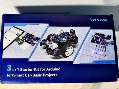 SunFounder Ultimate Starter Kit For Arduino 3 In 1 loT/Smart Car/Basic Kit