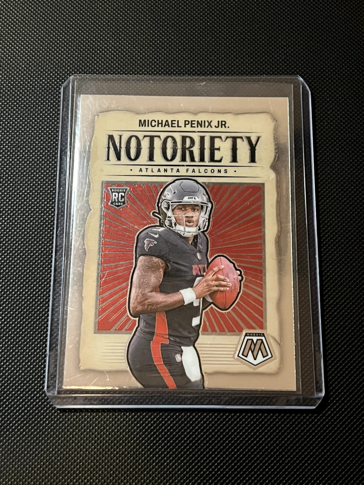 2024 Mosaic Michael Penix Jr. Notoriety RC Rookie #20 Falcons