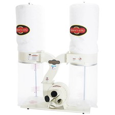 Shop Fox W1687 3-HP 2,800 CFM Woodworking Dust Collector Collection System
